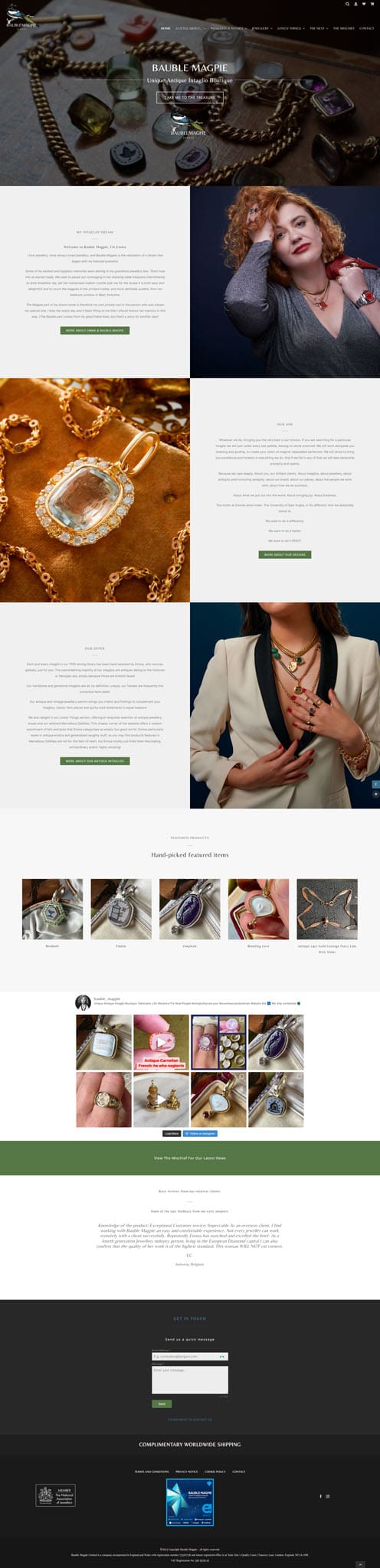 Bauble Magpie – Homepage Bauble Magpie - Homepage