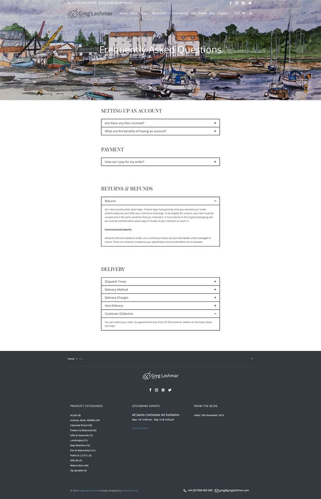 Profile – Greg Lashmar Artist faqs Profile - Greg Lashmar Artist faqs