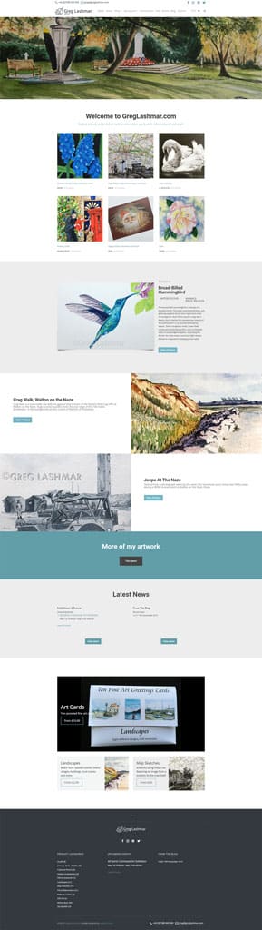Profile – Greg Lashmar Artist homepage Profile - Greg Lashmar Artist homepage